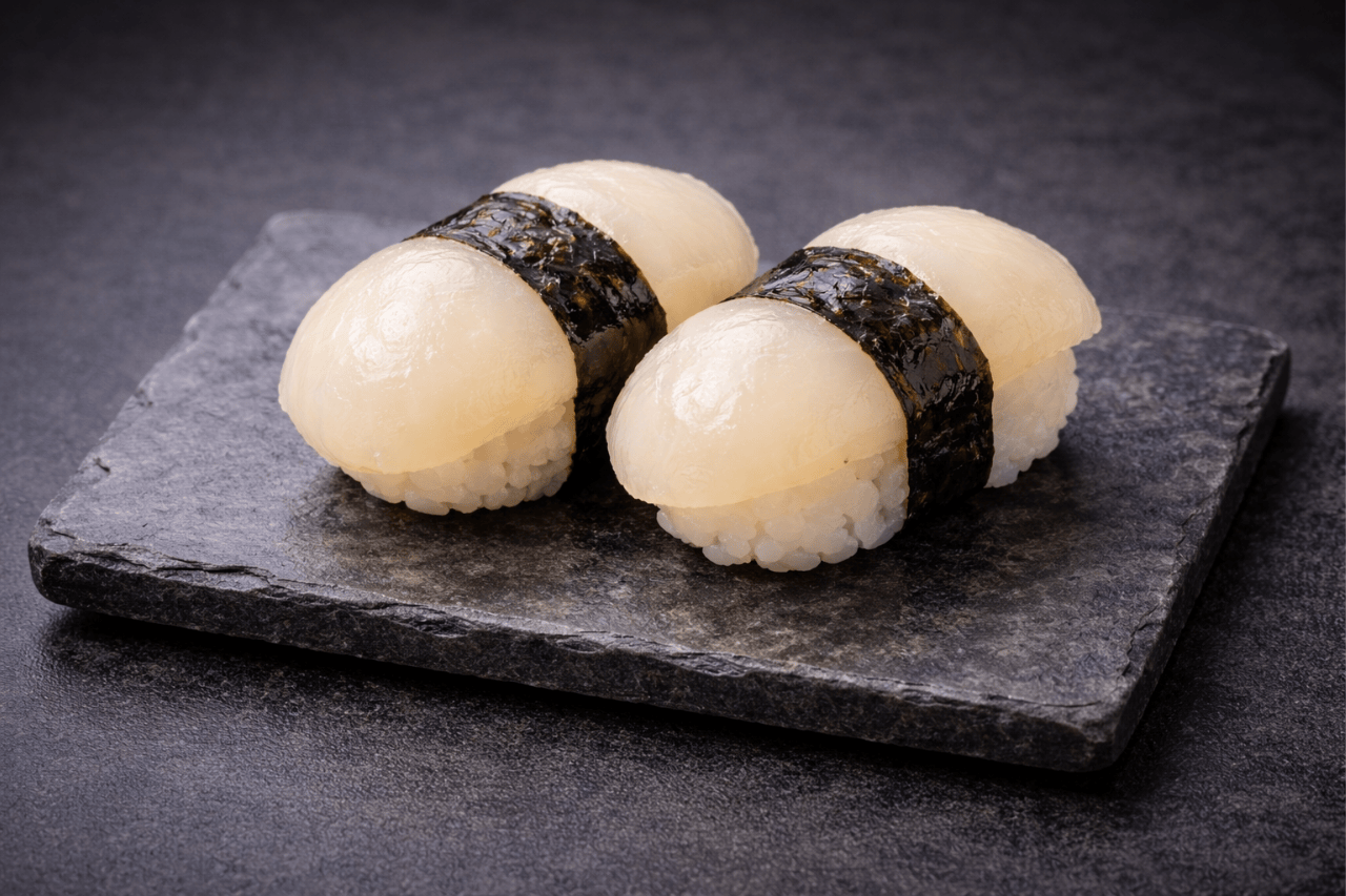 Kamskjell sushi