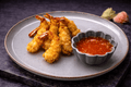 Sprø scampi i panering med